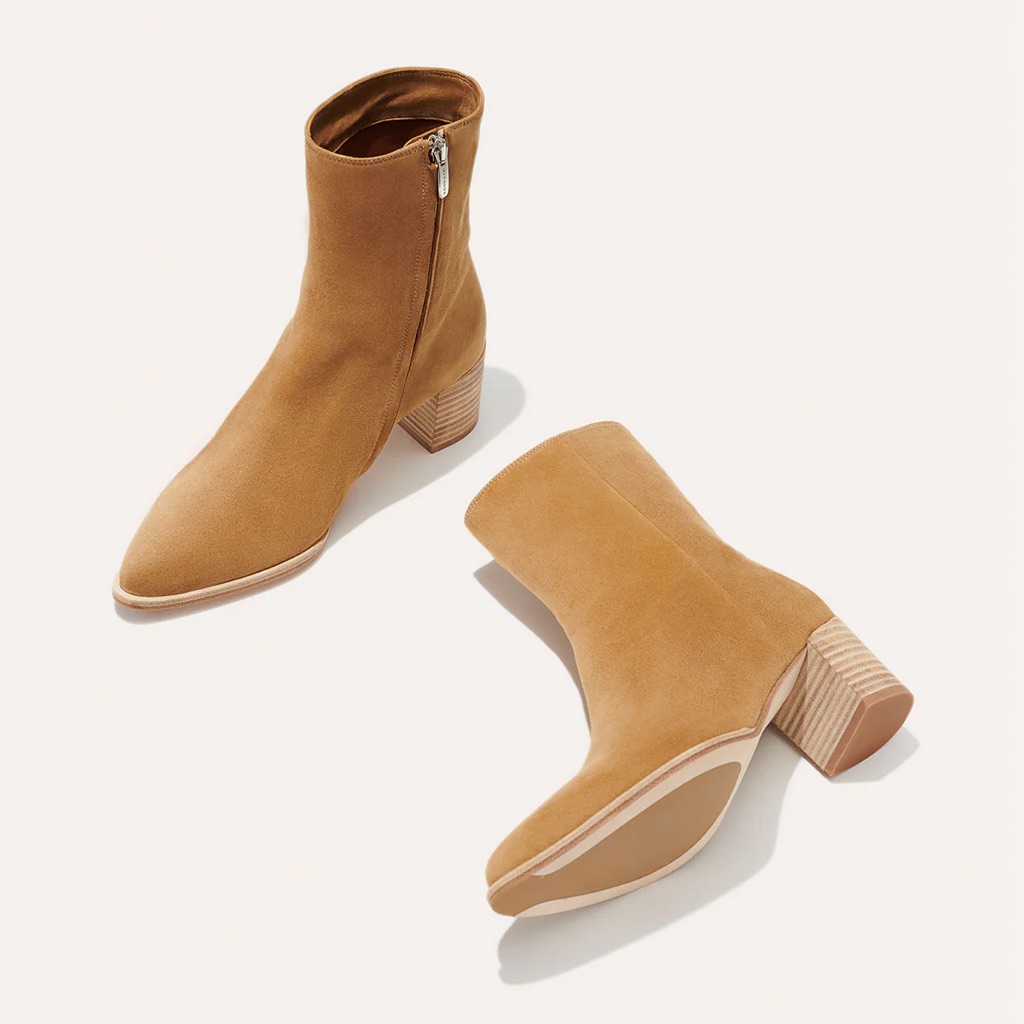 Margaux Downtown Boot In Sahara Suede Eu 39.5 Us 9 Wide